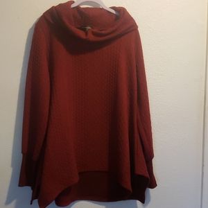 Suzanne Betro maroon sweater
